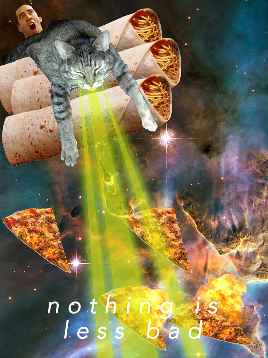 Space Bep Cat believes nothing is less bad